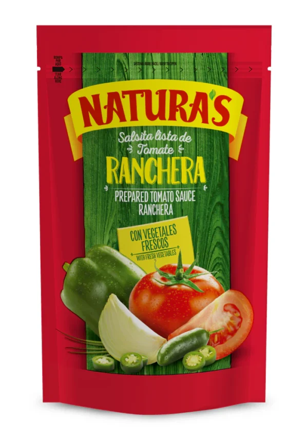 SALSA DE TOMATE RANCHERA  NATURAS 90 G