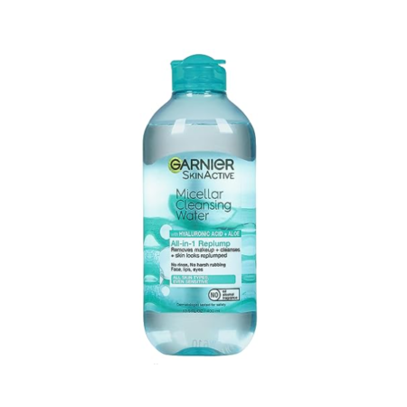 Agua micellar limpiadora con ácido hialurónico 400ml