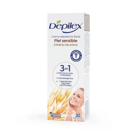 Crema depilatoria facial 30g piel sensible