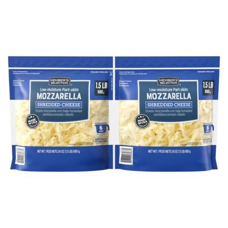 Queso mozzarella rallado 1.5lb