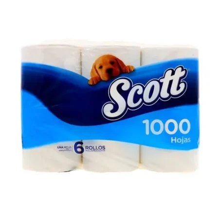 Papel higiénico 1000h 6rollos