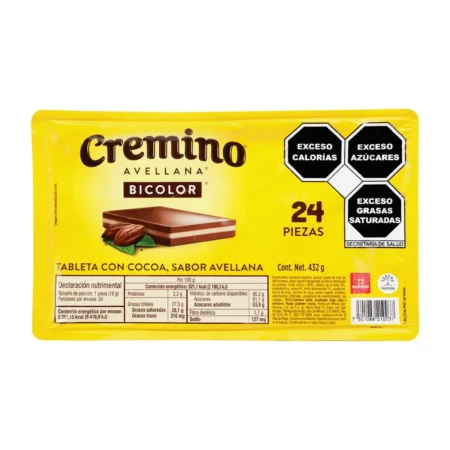 Dulces Cremino bicolor 24pc