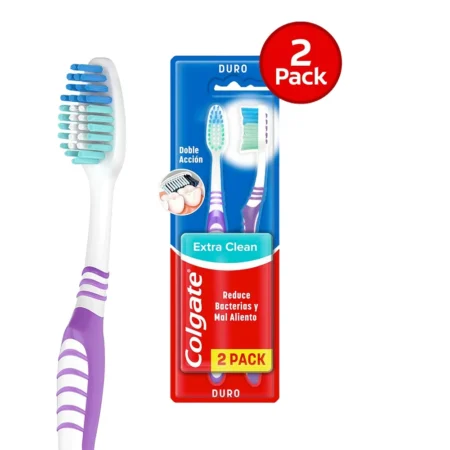 Cepillo dental extra clean duro 2pack