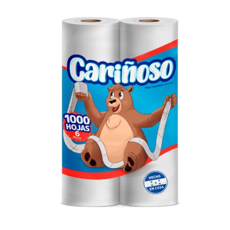 Papel higiénico 6rollos 1000h