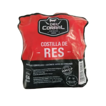 Costilla de res 454g