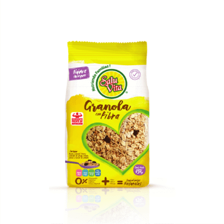 Granola con fibra  454g