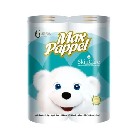 Papel higienico 6rollos doble hoja vainilla