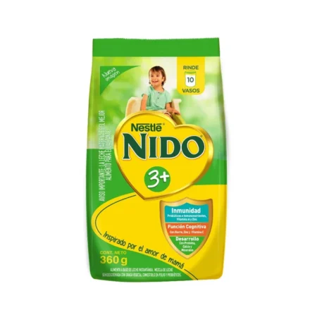 Leche entera nido 3+360g