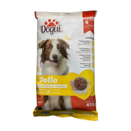 Comida para perro sabor pollo 400g