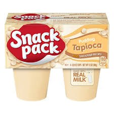 snack pack tapioca