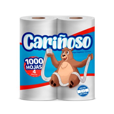 Papel higiénico 4rollos 1000h