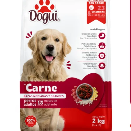 Comida para perro carne 2kg
