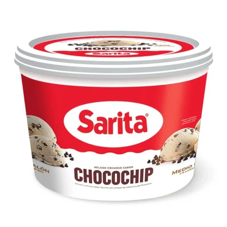 Helado 1/2 galón chocochip