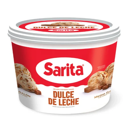 Helado 1/2 galón dulce de leche