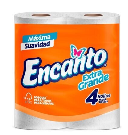 Papel higienico extra grande 4 rollos