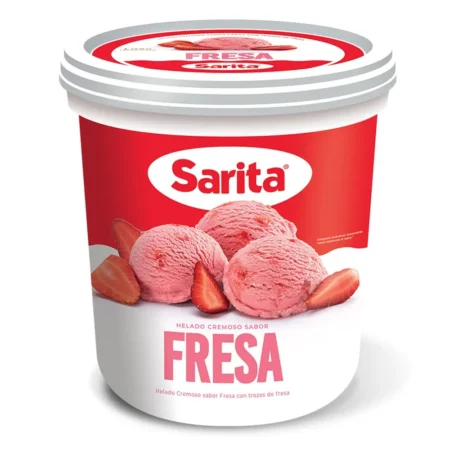 Helado Fresa Litro