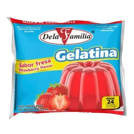 Gelatina fresa 400g