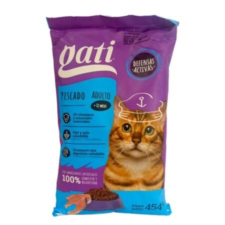 Comida para gatos pescado adulto 450g