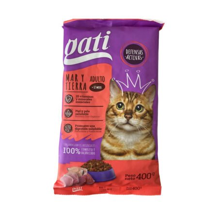Comida para gatos mar y tierra 400g