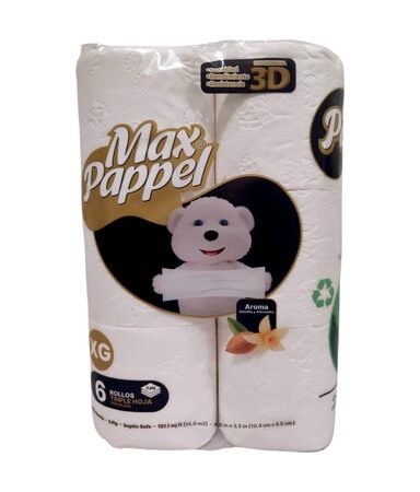 Papel higienico 6 rollos aroma vainilla