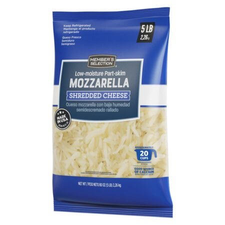Queso mozzarella rallado 5lb