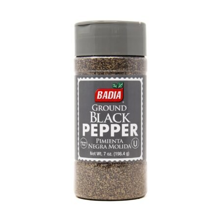 Pimienta negra molida 7oz.