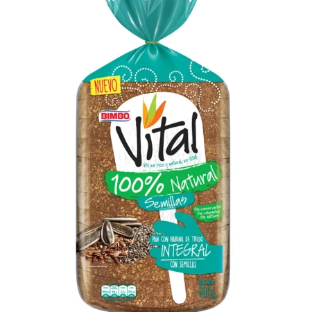 Pan integral vital con semillas