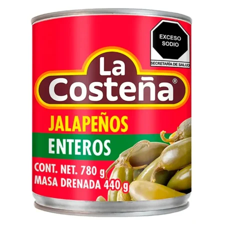 Chiles Jalapeños enteros  780g