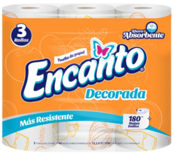 3 pack papel toalla rollo 180h