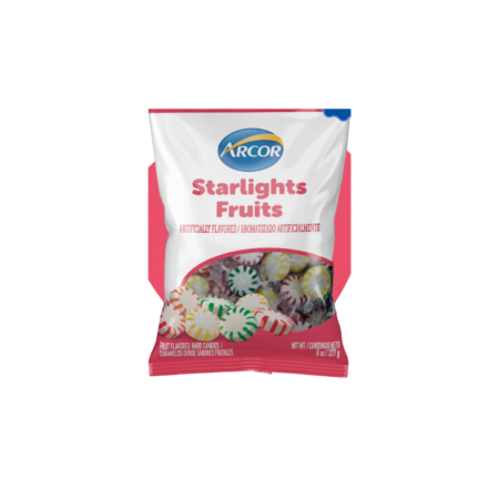 Caramelos duros sabores frutales 227g