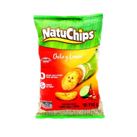Natuchips chile y limon 110g