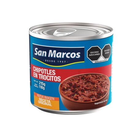 Chipotles en trocitos 215g