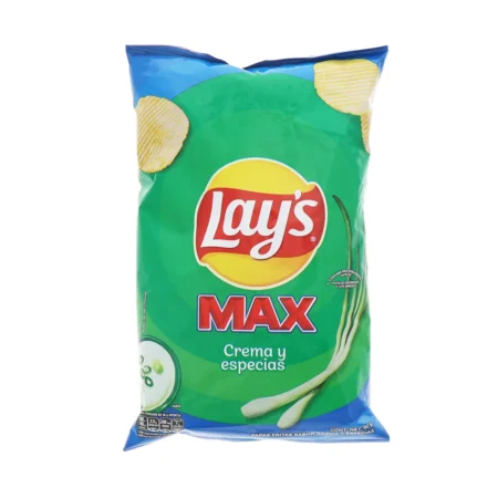 Lay´s max crema y especias 80g