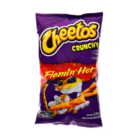 Cheetos crunchy flamin hot  120g