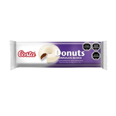 Galleta Donuts chocolate blanco 100g