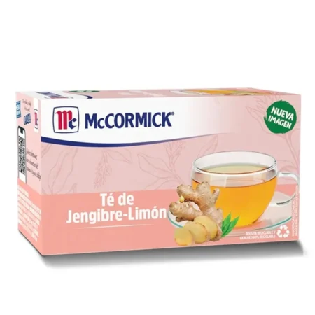 Te de jengibre con limón 25 sobres