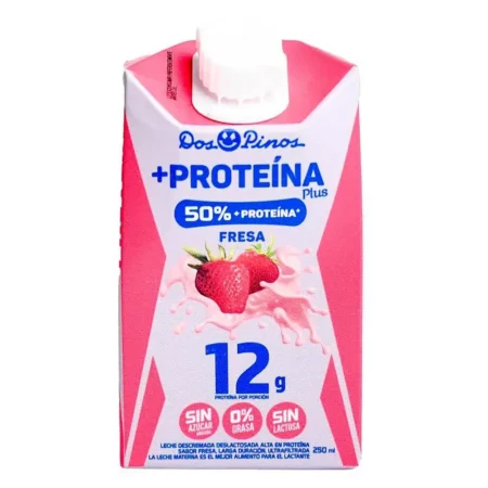 Leche proteína fresa 12g