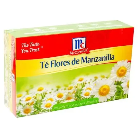Te de manzanilla 100 bolsitas