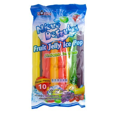 Fruit  jelly ice pop 10pz