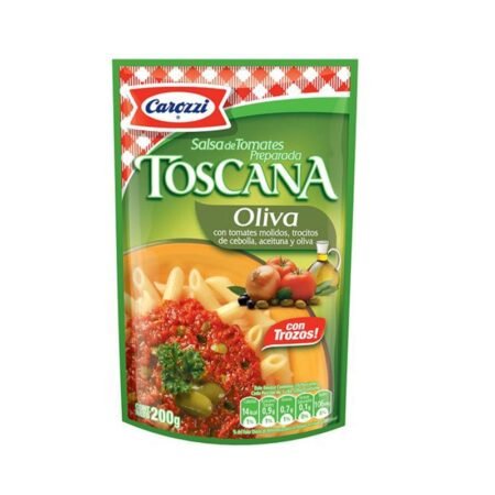 Salsa de tomate toscana oliva 200g