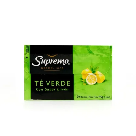 Te verde con sabor limón 20 bolsitas