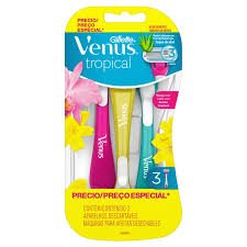 Prestobarba venus tropical 3pack