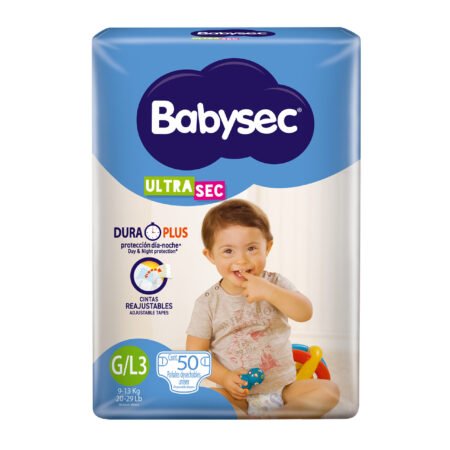 Pañal baby sec ultra sec G/L3 50 und