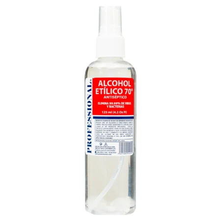 Alcohol etílico 70° antiséptico 125ml