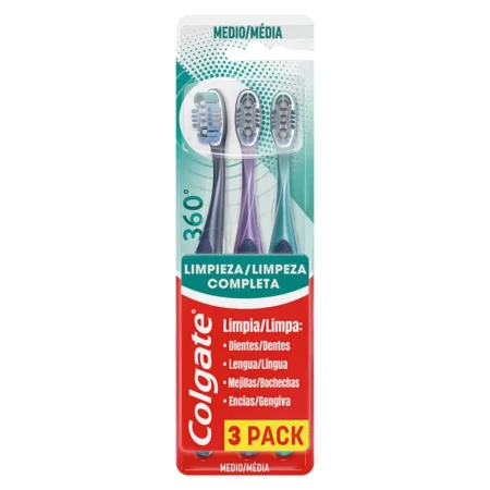 3pack cepillo dental limpieza completa