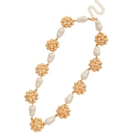 Collar perlas barrocas
