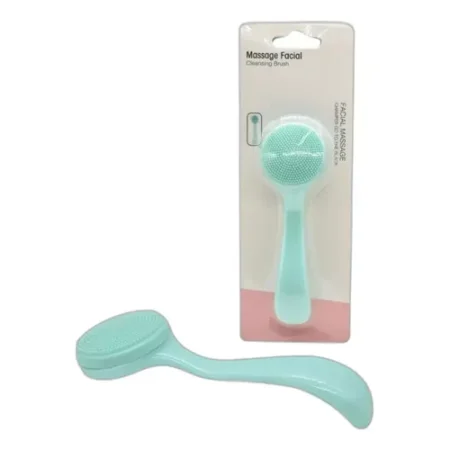 Cepillo masajeador facial de silicon
