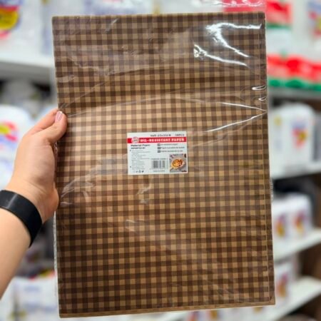 Papel anti grasa 25x35cm 50pcs