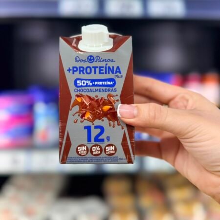 Leche proteína chocoalmendras 12g
