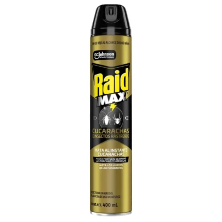 Raid max insectos rastreros 400 ml